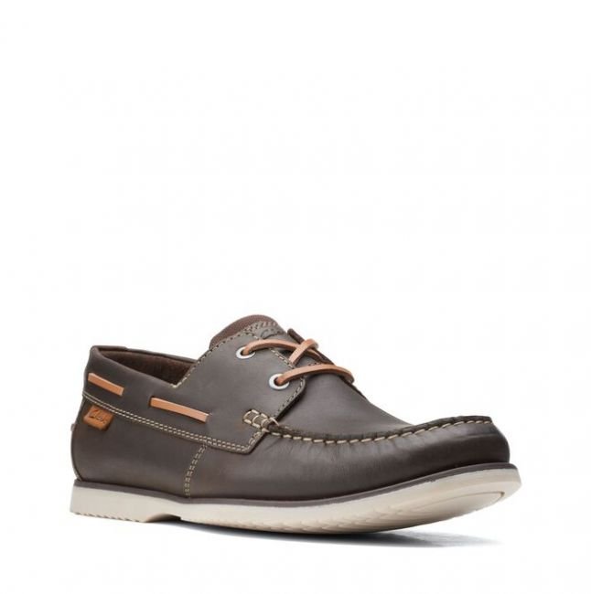 Clarks Noonan Lace [dark brown leather] - rozmiar 41