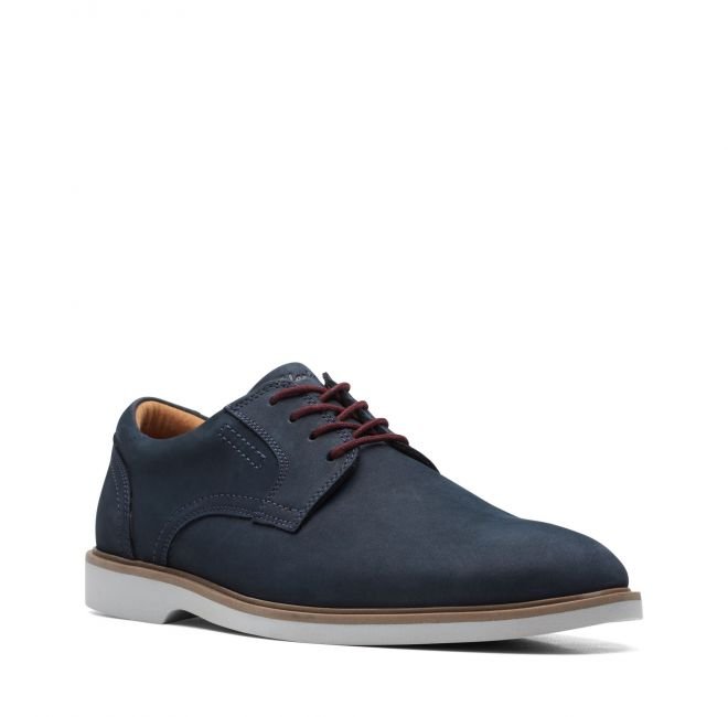 Clarks Malwood Lace [navy leather] - rozmiar 42