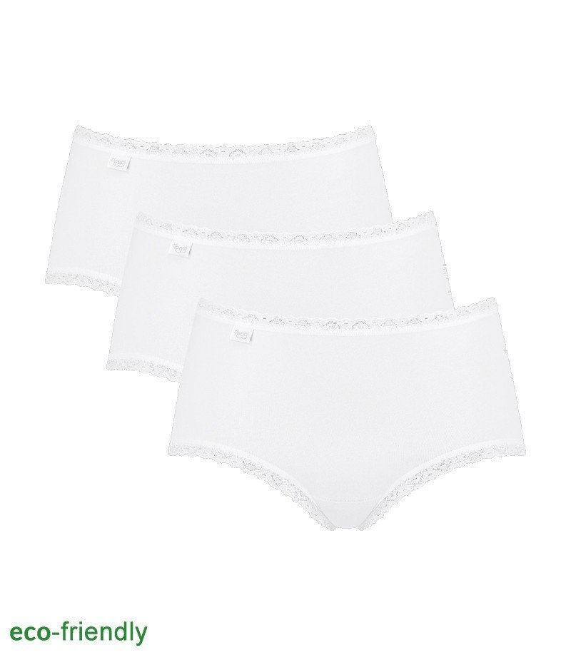 3 x Majtki damskie sloggi 24/7 Cotton Lace Midi C3P-48