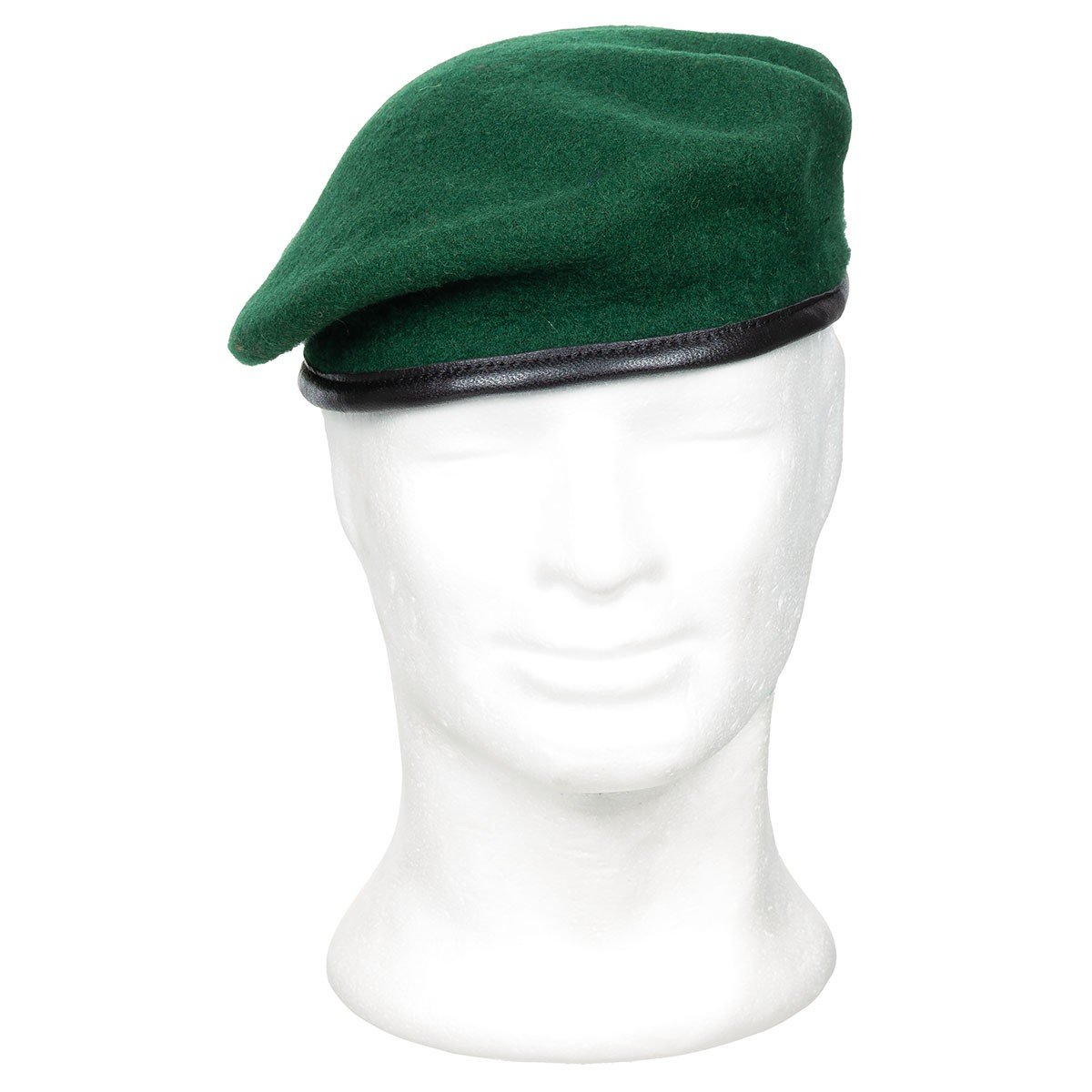 BERET WOJSKOWY TŁOCZONY MFH ZIELONY 55 cm