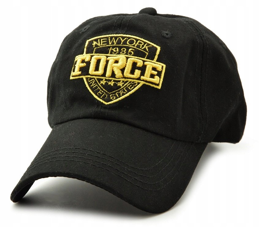 CZAPKA z Daszkiem BEJSBOLÓWKA FORCE czarna