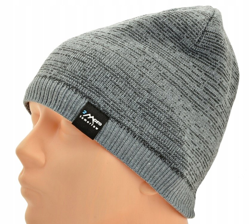 Męska CZAPKA ZIMOWA L/XL Akryl - na zimę - POLAR