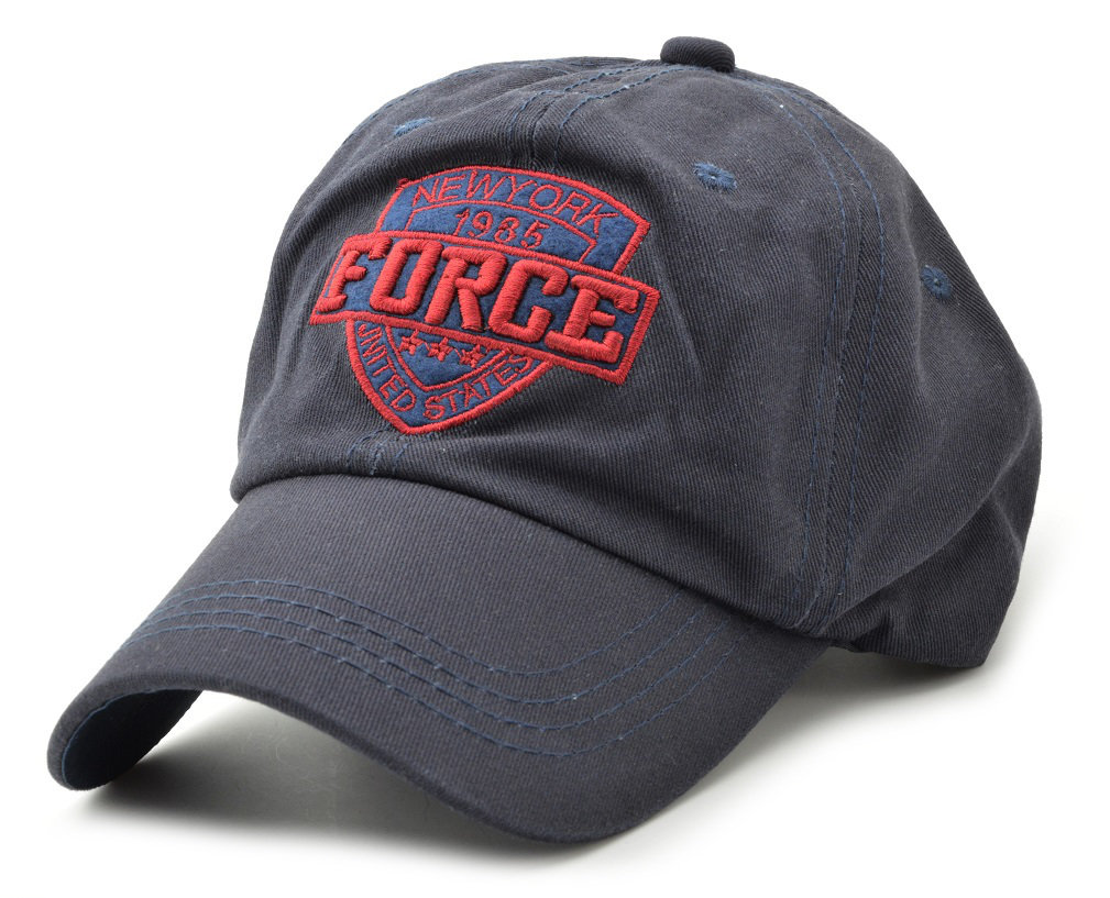 CZAPKA z Daszkiem BEJSBOLÓWKA FORCE granatowa