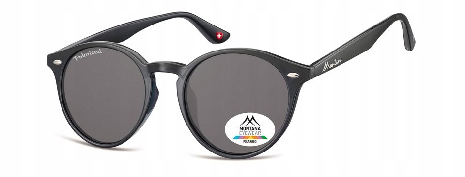 OKRĄGŁE Okulary POLARYZACJA Męski Damski Lenonki