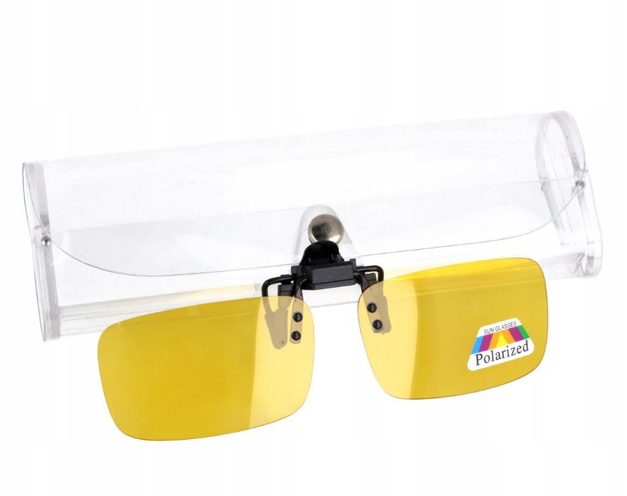 Żółte Nakładki Polaryzacyjne Na Okulary Korekcyjne