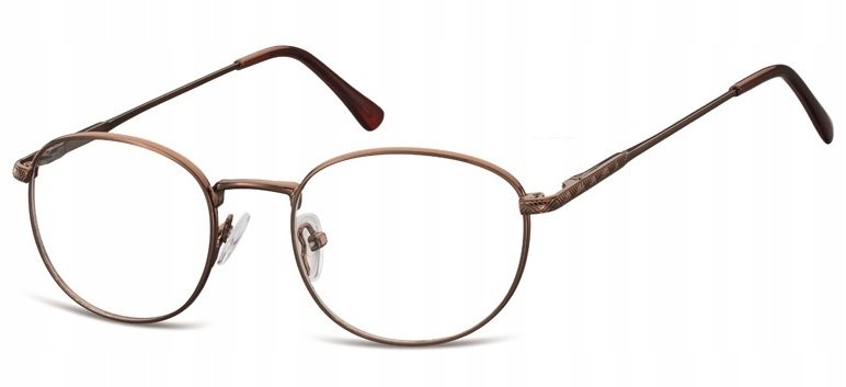 Oprawki LENONKI Damskie Korekcyjne BRĄZOWE Okulary