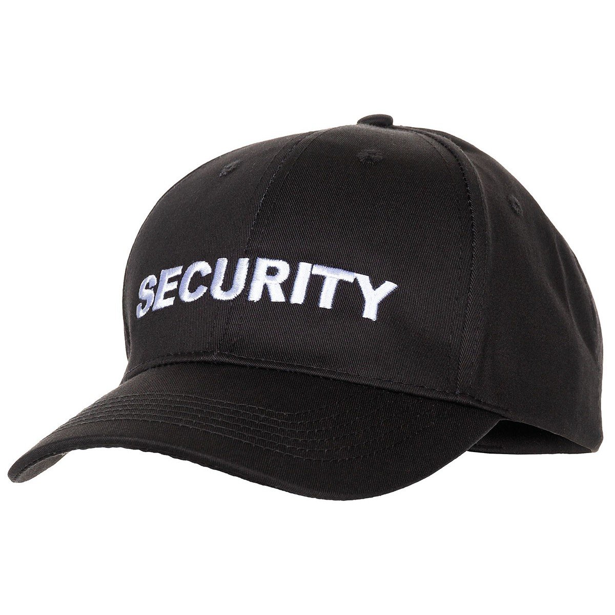 CZAPKA Z DASZKIEM SECURITY CZARNA  MFH