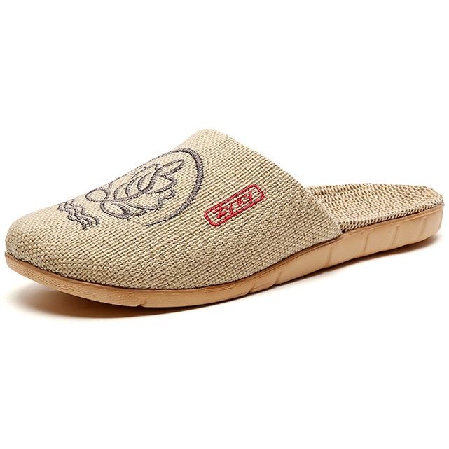 Kapcie Męskie Lekkie Ogrodowe Stylowe Modne Domowe Szary Lotus 44/45