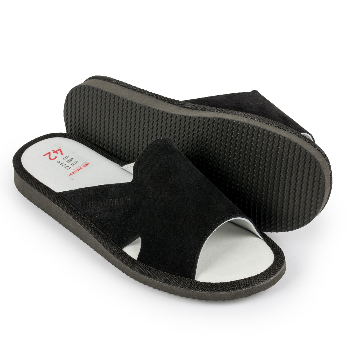 Ireshoes Kapcie na lato męskie kozia skóra r.42