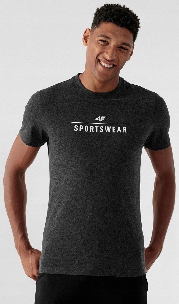 Koszulka Męska 4F Sportowa T-Shirt Bawełna S