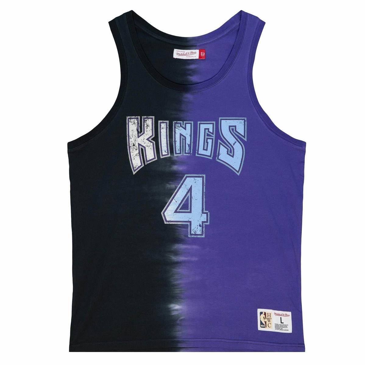 Mitchell & Ness NBA Sacramento Kings Chris Webber Tie Dye Cotton Tank-XL