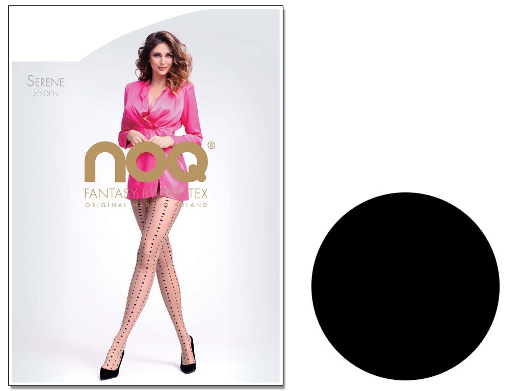 Rajstopy Damskie W Kropki Wzorzyste 20 Den Nero 4