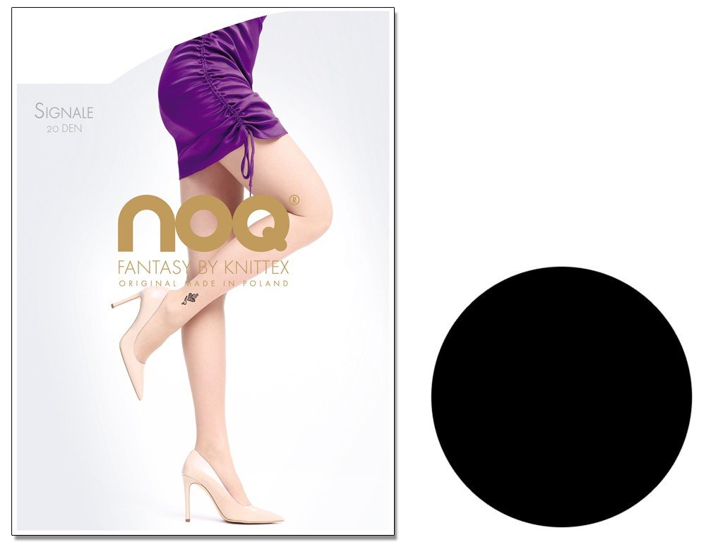 Gładkie Rajstopy Z Tatuażem W Kostce 20 Den Nero 3