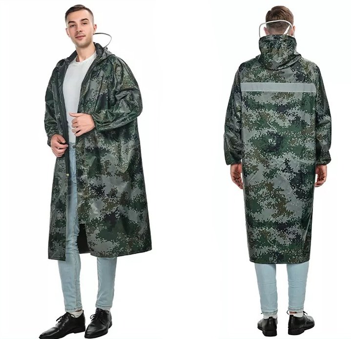 Płaszcz Przeciwdeszczowy Moro Peleryna Kurtka Uniwersalny