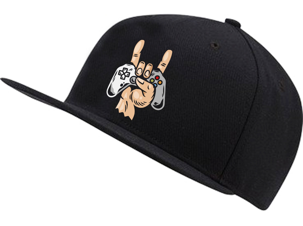 CZAPKA Z DASZKIEM DLA GRACZA GAMER GRACZ KONSOLA SNAPBACK FULL CAP
