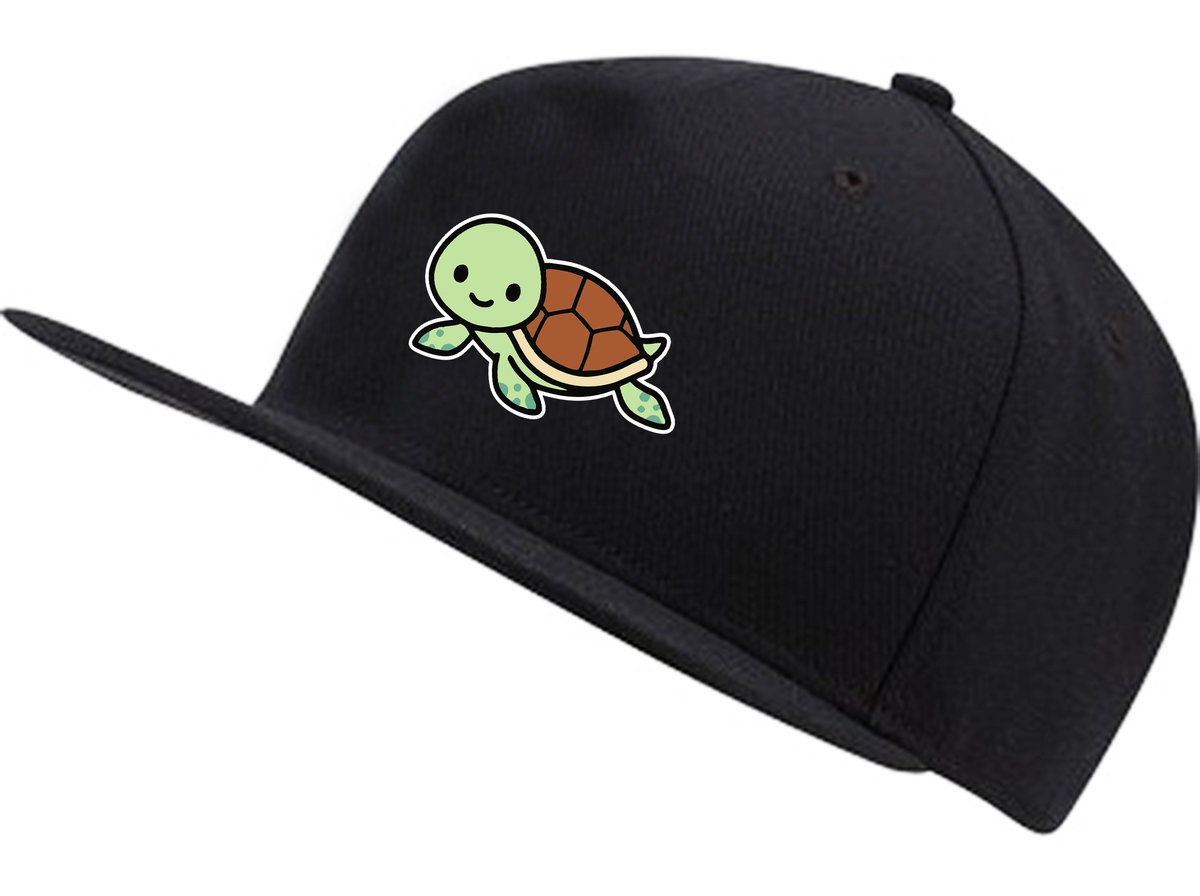 CZAPKA Z DASZKIEM ŻÓŁW ŻÓŁWIK CUTE TURTLE SNAPBACK FULL CAP