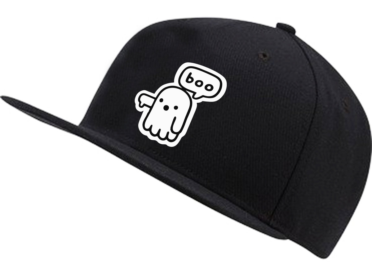 CZAPKA Z DASZKIEM DUCH DUSZEK BOO BUU SNAPBACK FULL CAP