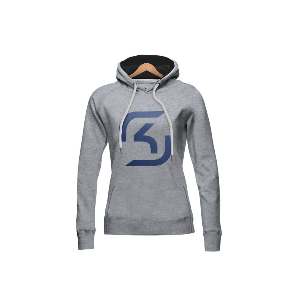 SK Gaming - Damska bluza z kapturem (SZARY | S)