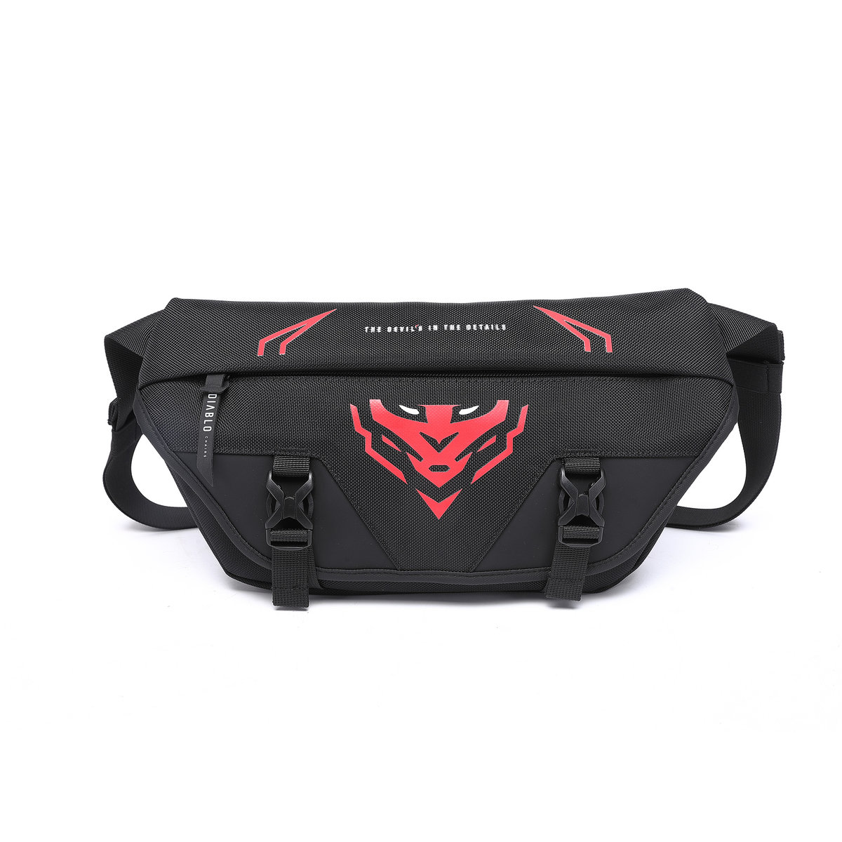 Duża Praktyczna Nerka Bum Bag Diablo: Czarna
