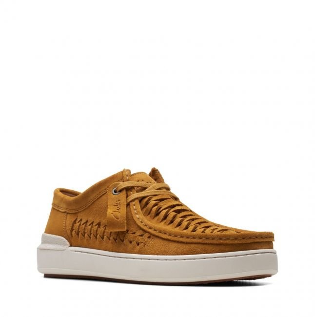 Clarks Court Lite Weave [ochre suede] - rozmiar 41