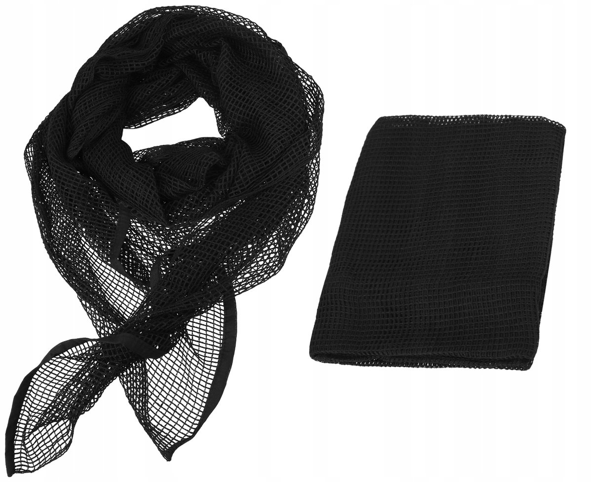 Dominator Siatka Maskująca Szal Snajperski 170x90 Czarna