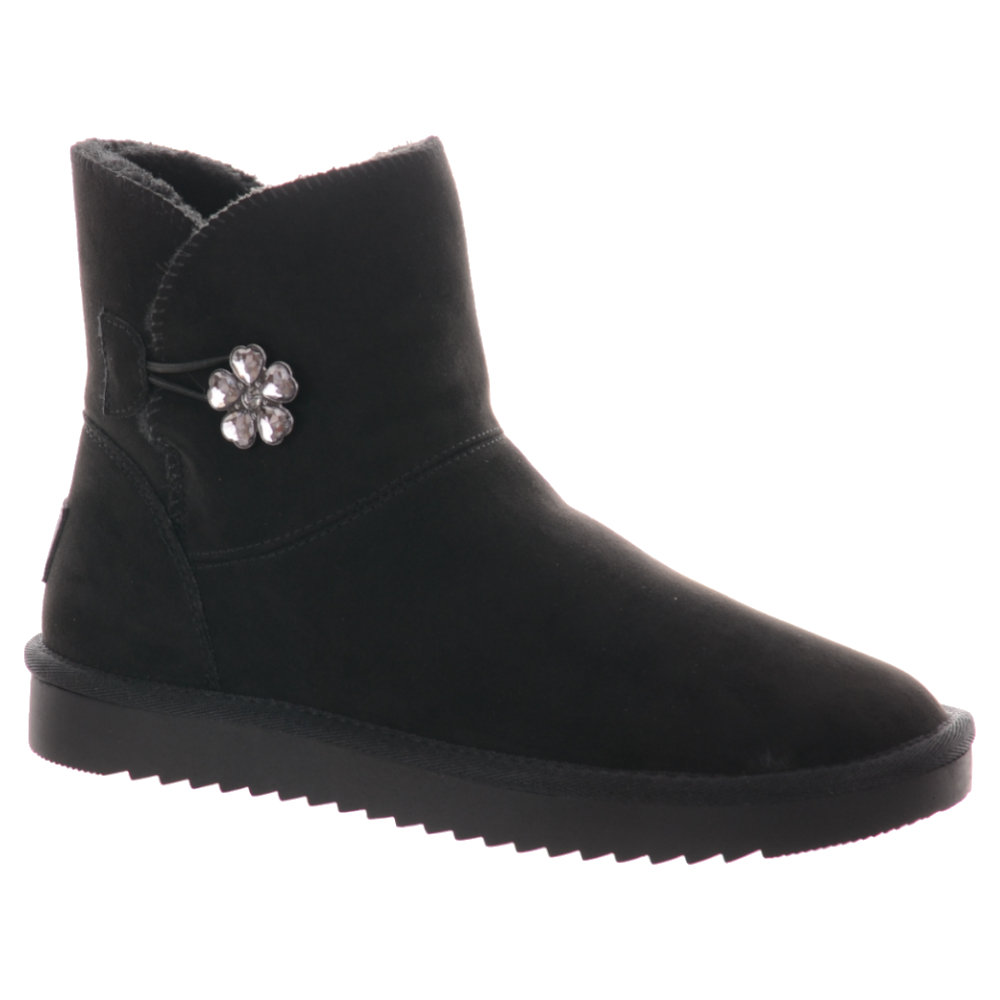 Marco Tozzi Czarne Damskie Botki Śniegowce 37