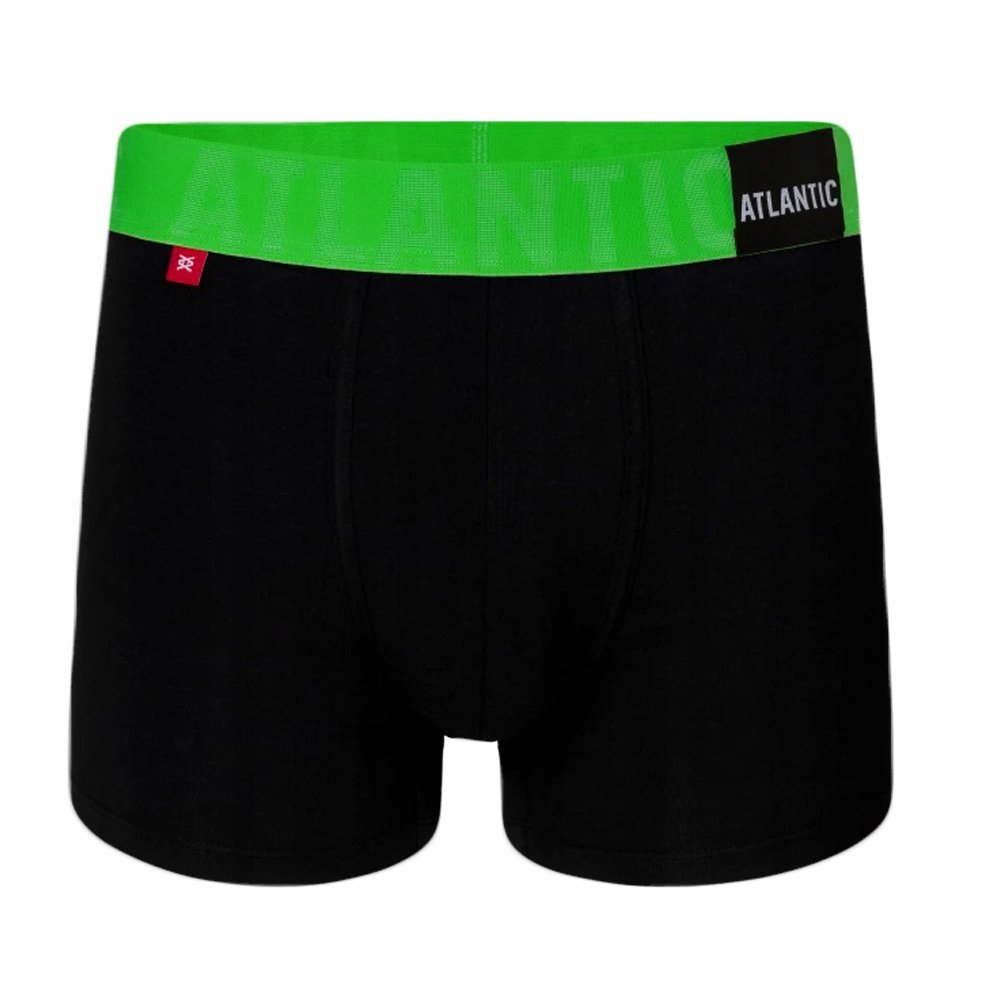 Atlantic Szorty Męskie Czarne Modal Mh-1188 M