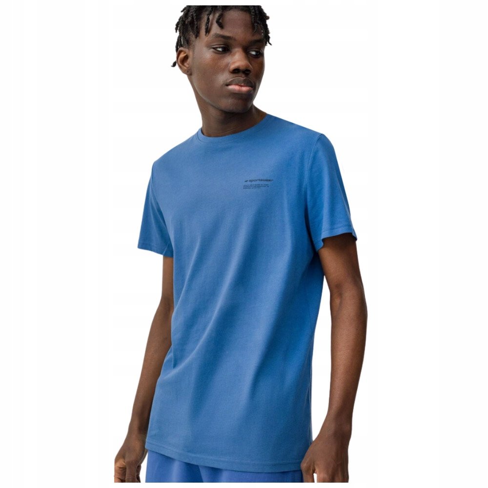 4F T-Shirt Koszulka Ttshm300 Niebieska L
