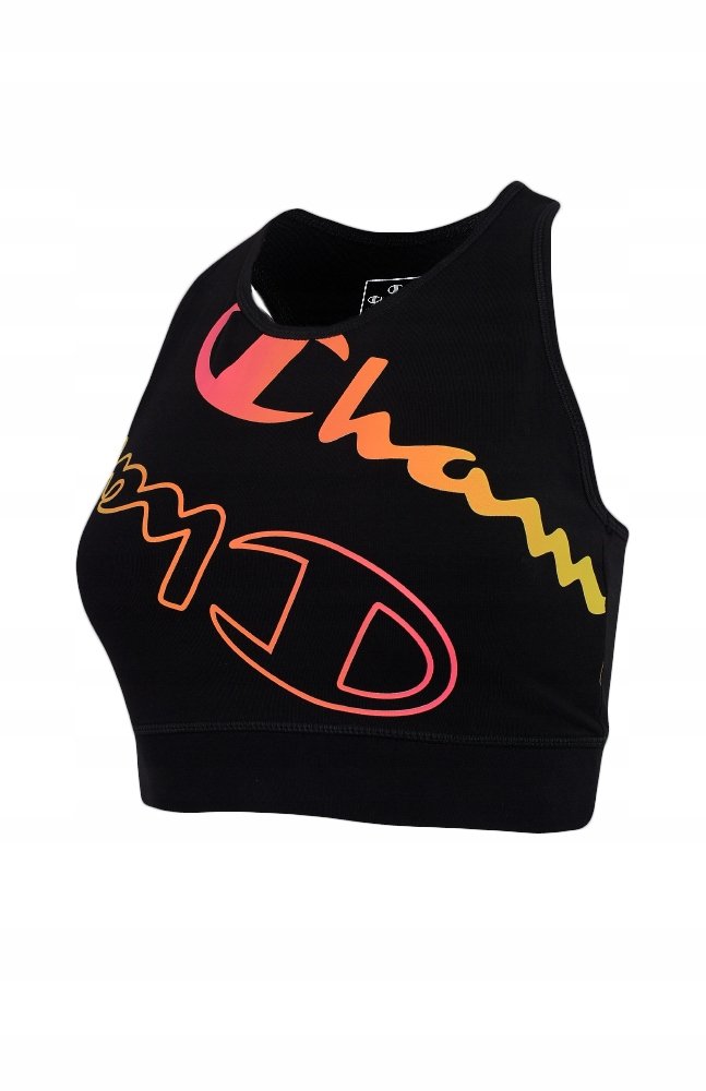 Champion Top Stanik Sportowy Czarny L