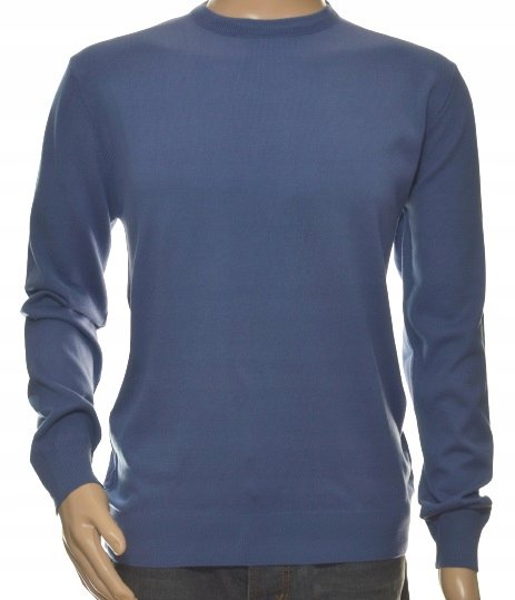Sweter męski z kaszmiru i wełny merynosów XL