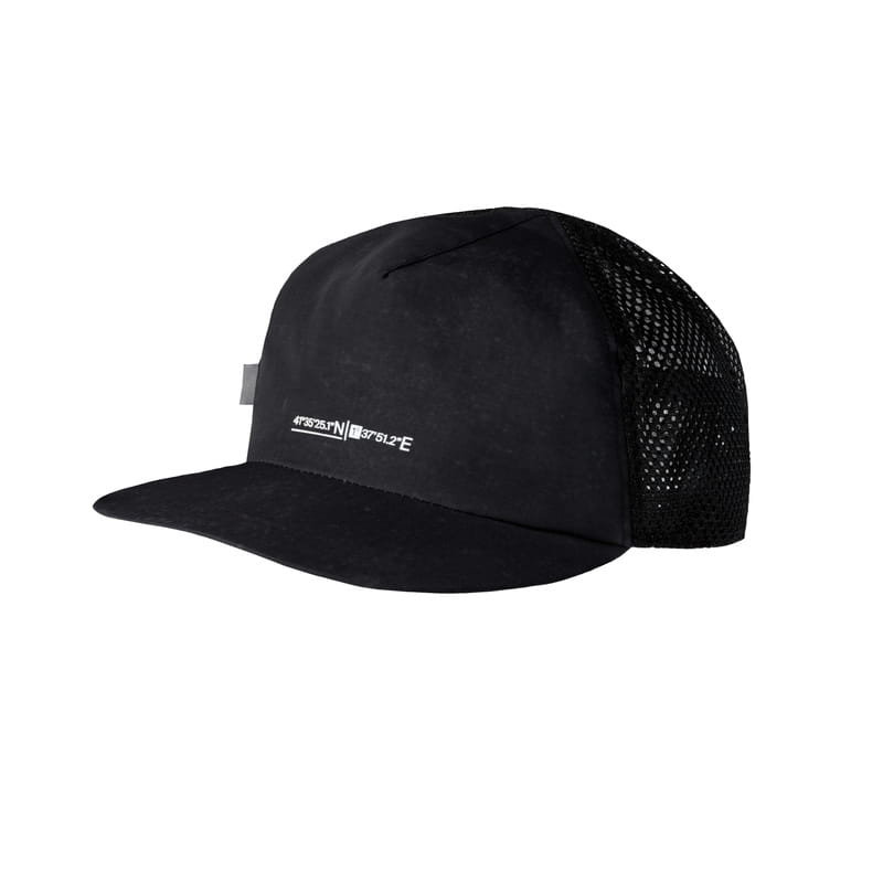 Czapka z daszkiem składana Buff  Pack Trucker Cap Solid Black