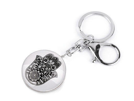 Brelok Hamsa Ręka Fatimy Mandala