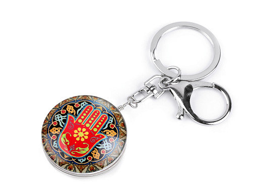 Brelok Hamsa Ręka Fatimy Mandala