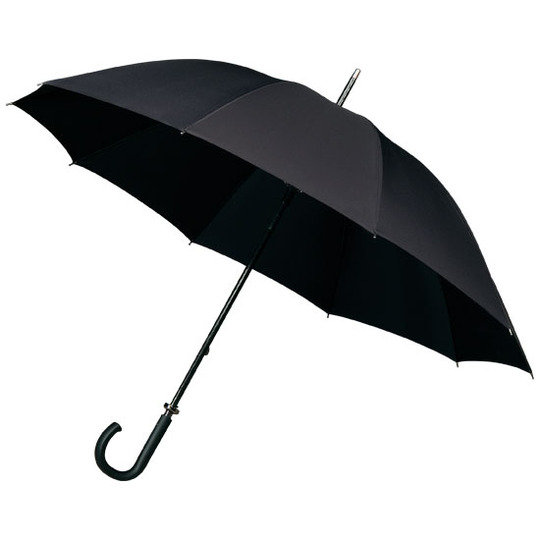 Parasol Sztormowy Czarny, Bardzo Wytrzymały, Mocny Stelaż