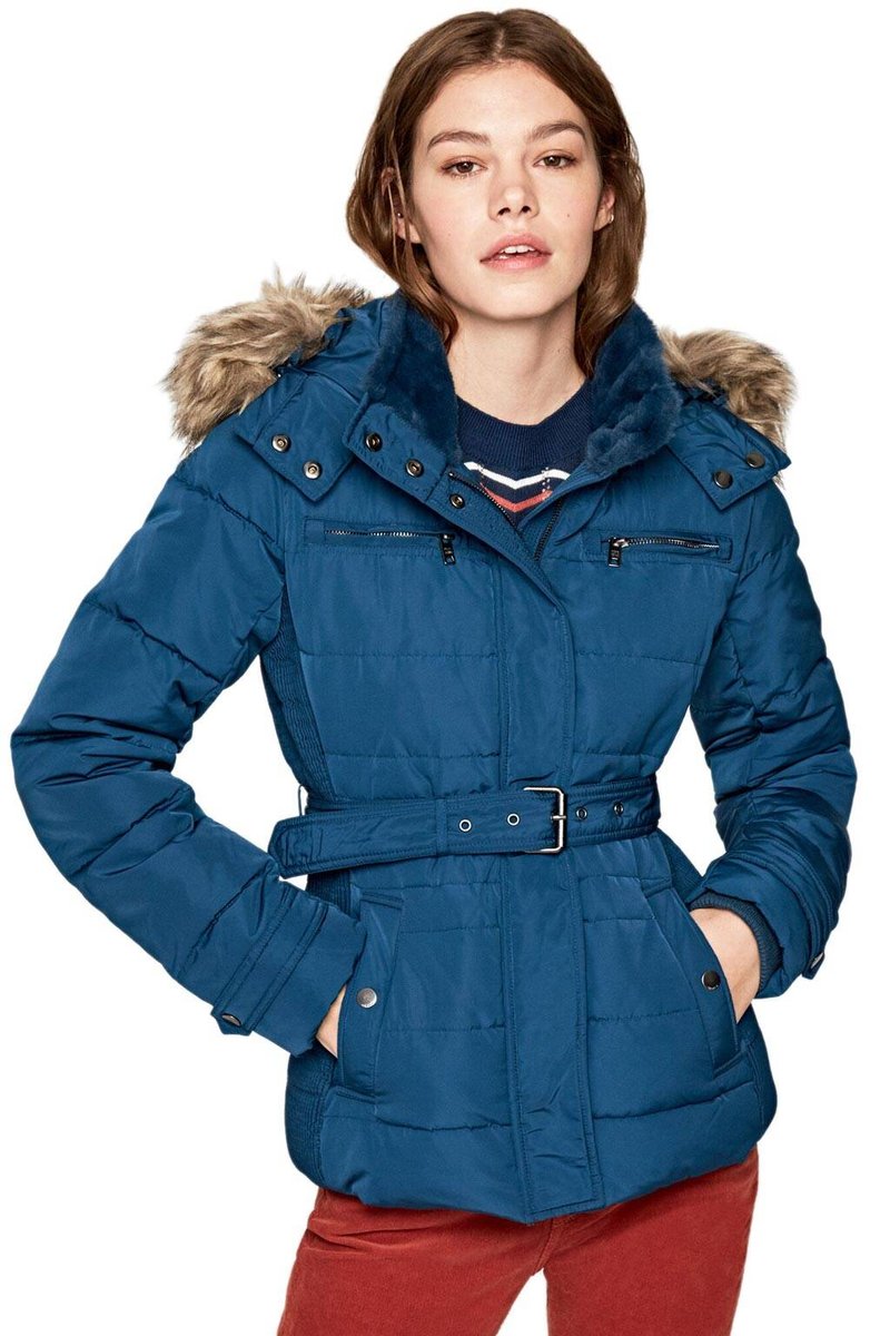 Kurtka damska Pepe Jeans Carrie zimowa puchowa-S