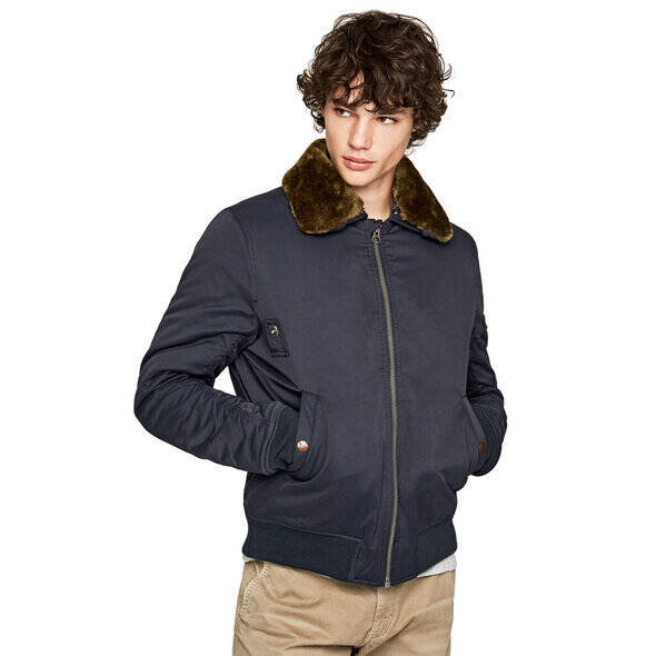 Kurtka męska Pepe Jeans Barron zimowa bomberka-M