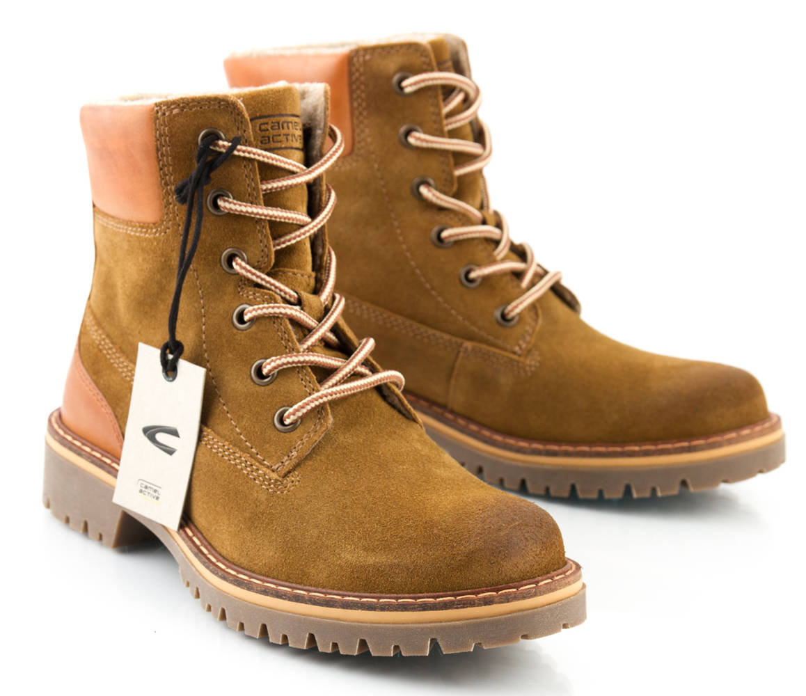 Buty Camel Active Park botki trzewiki skórzane-36