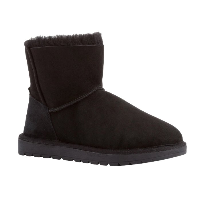 Buty damskie Tamaris śniegowce skórzane czarne-40