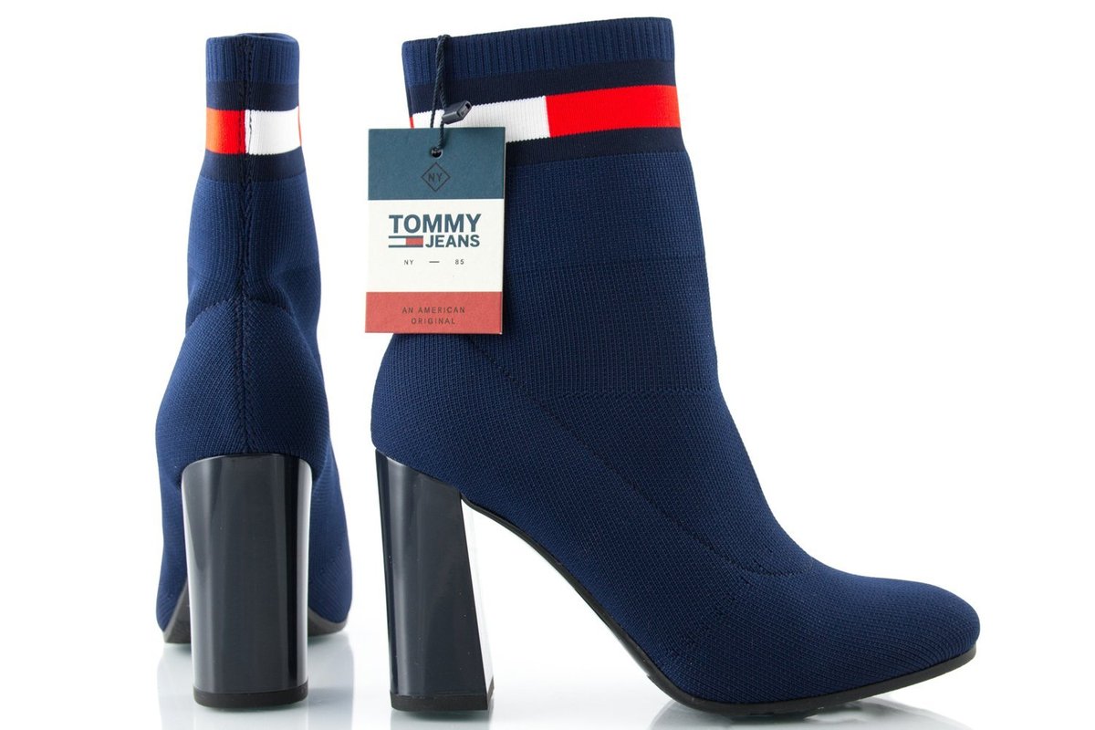 Buty Tommy Jeans Sock Heeled Boot-41