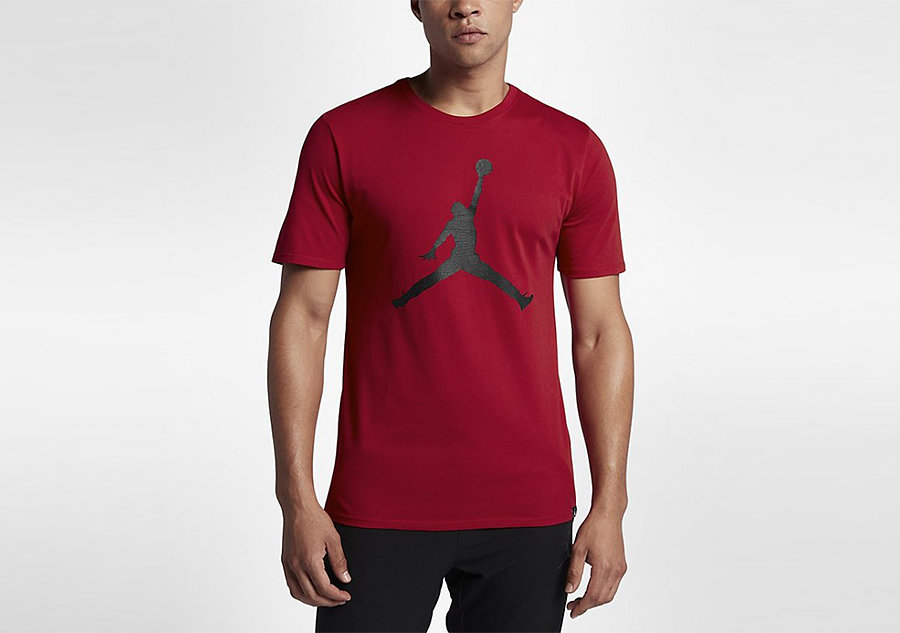 Nike Air Jordan Sportswear Brand 6 Tee Gym Red