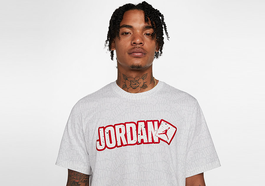 Nike Air Jordan Brand Sticker Tee White