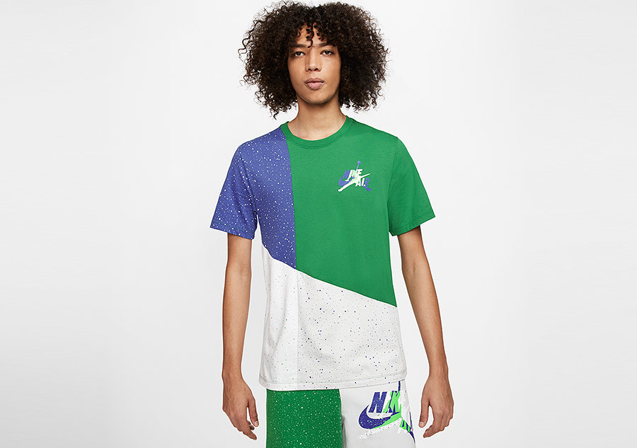 Nike Air Jordan Jumpman Classics Mashup Tee Aloe Verde