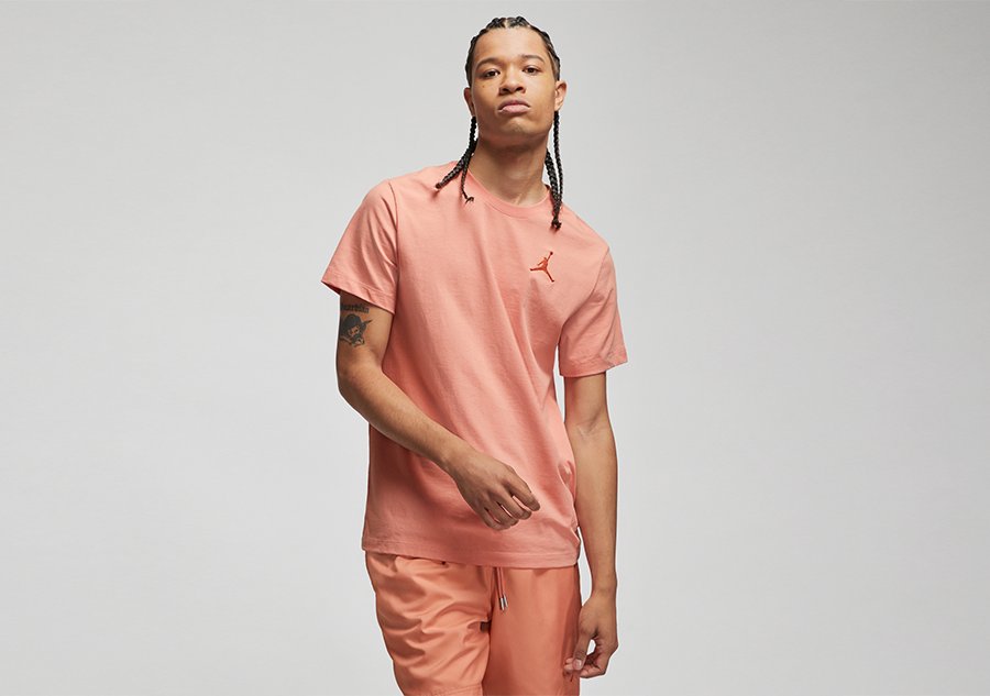 Nike Air Jordan Jumpman Crew Tee Light Madder Root