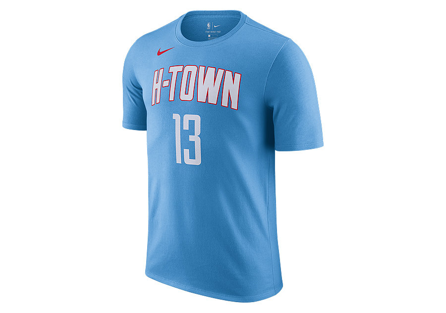Nike Nba Houston Rockets James Harden City Edition Tee Coast
