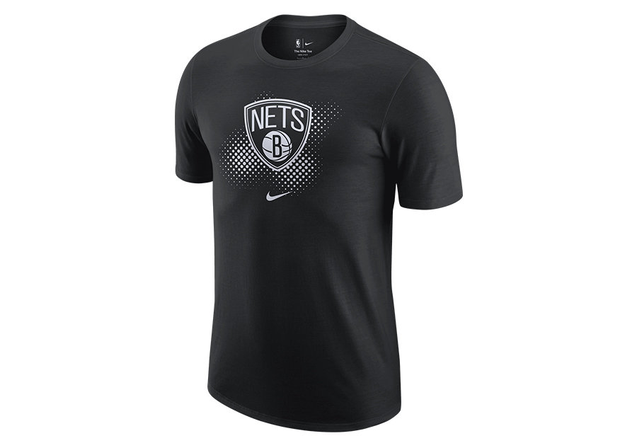 Nike Nba Brooklyn Nets Dri-Fit Essential Logo Tee Black