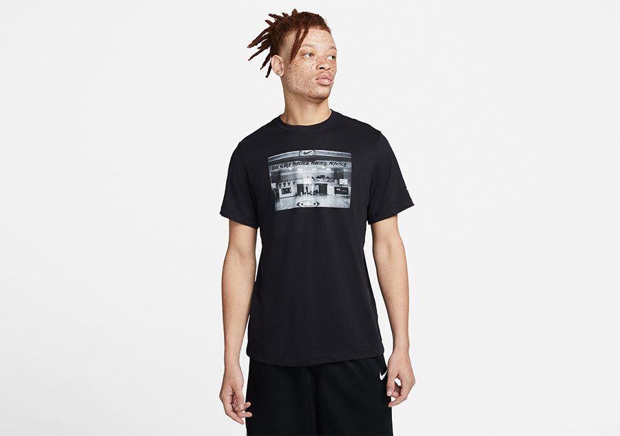 Nike Dri-Fit Photo Basketball Tee Black
