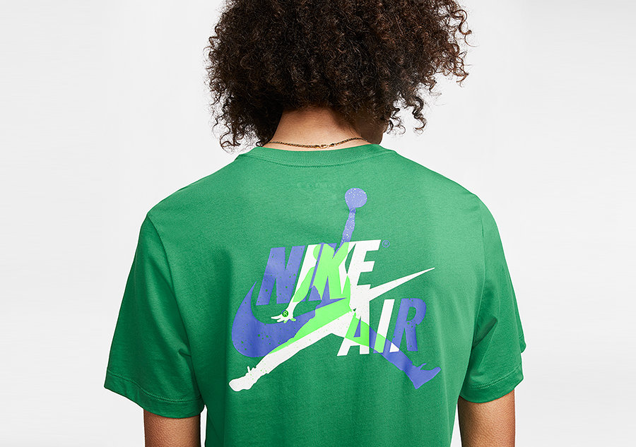 Nike Air Jordan Jumpman Classics Graphic Tee Aloe Verde