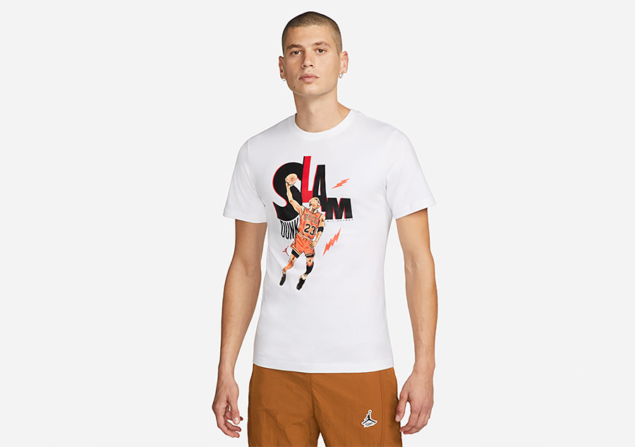 Nike Air Jordan Game 5 Crew Tee White