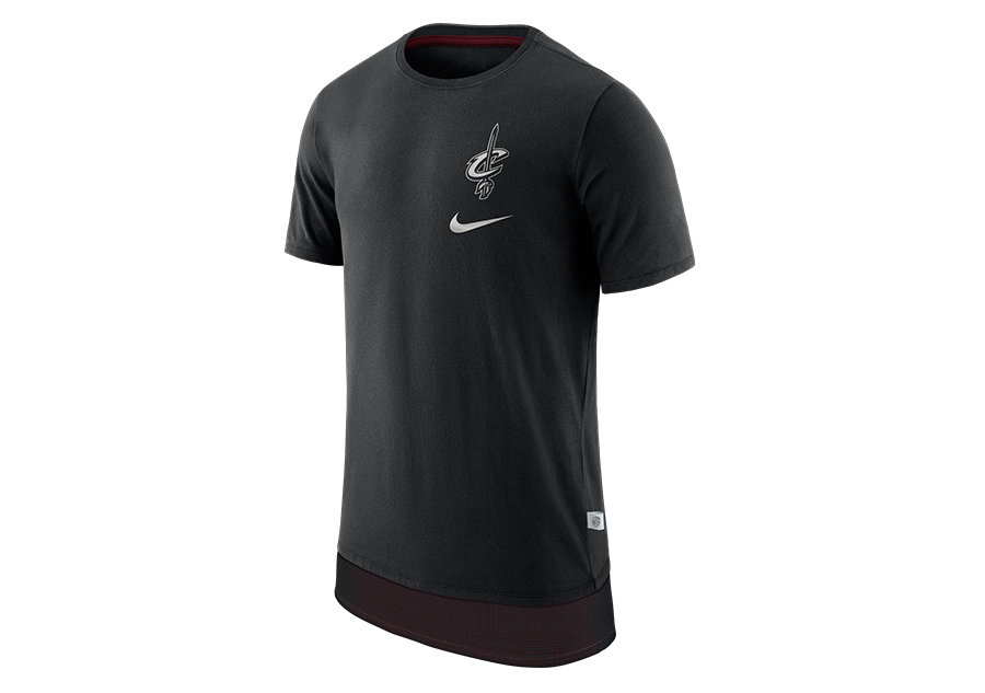 Nike Nba Cleveland Cavaliers Tee Engy Mesh Dh Black