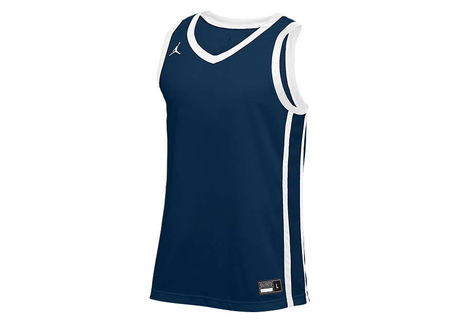 Nike Air Jordan Stock Basketball Jersey Team Navy